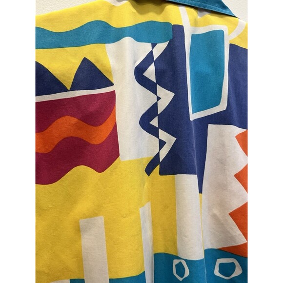 Vintage Lizwear Liz Claiborne Women's 90’s Geometric Retro Abstract Pattern - Picture 4 of 8